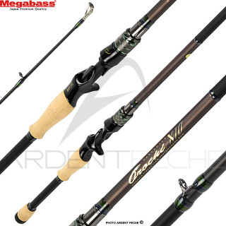 Canne casting MEGABASS Orochi X10 F4 1/2 611 XT Super elseil 2 brins